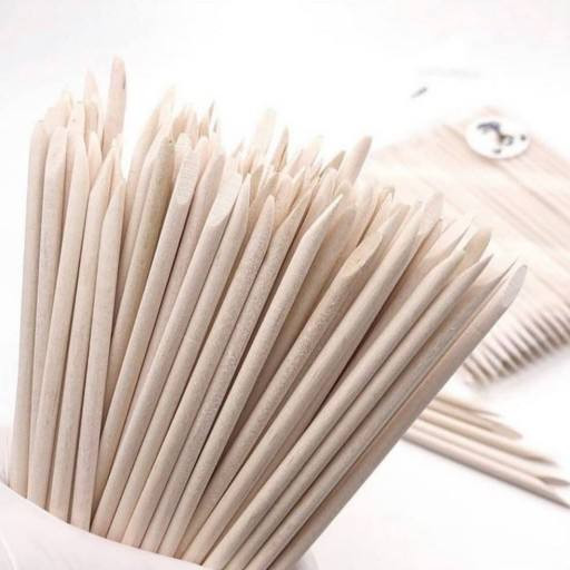 خرید عقب زن چوبی با دو سر تیز و گرد برای مانیکور