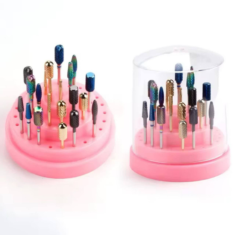 خرید استند سرسوهان گرد با درب شفاف